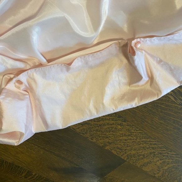 Raw Silk Skirt, Tank and Jacket Set, Baby Pink, Size 4 - Picture 8 of 12